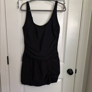 Black One-Piece Swimsuit